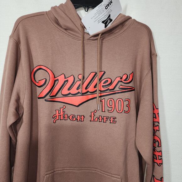 Miller 1903 High life men's  Hoodie Medium - Picture 5 of 6